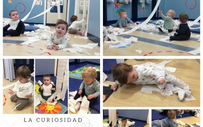 Psicomotricidad con papel higiénico